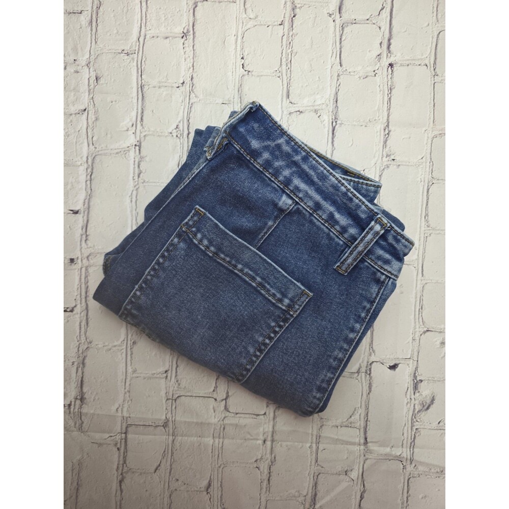 Kut From The Kloth Women's Sz 00P Ashton High-Rise Barrel Leg Denim Pants